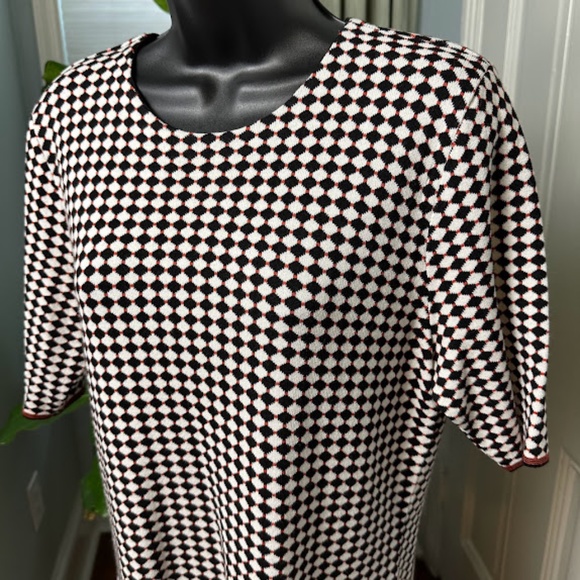 Ann Taylor Sweaters - 17. Short Sleeve Knit Sweater with Gold Exposed Zipper